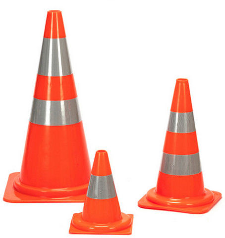 Latest company news about Cam Đỏ Pop Up Pvc phản xạ giao thông an toàn nón không đỗ xe 50cm 20inch