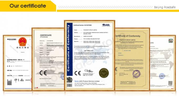 75cm bên ngoài cảnh báo an toàn giao thông đường bộ bền PU nhựa cảnh báo giao thông 24