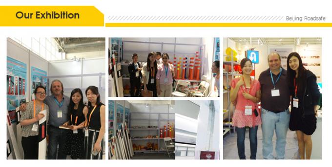 75cm bên ngoài cảnh báo an toàn giao thông đường bộ bền PU nhựa cảnh báo giao thông 25