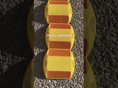 Đinh phản quang đường bằng nhựa, nhiều loại, hình vuông, giá rẻ, loại màu đen