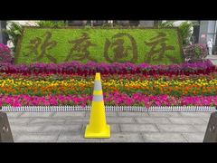 PVC yellow traffic cone